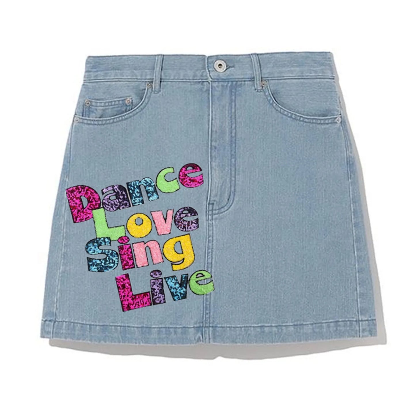 Clothing Women Shirt Top Diy Letter Patch Cartoon Sequins Deal With It T-shirt Iron On Patches For Clothes Stickers