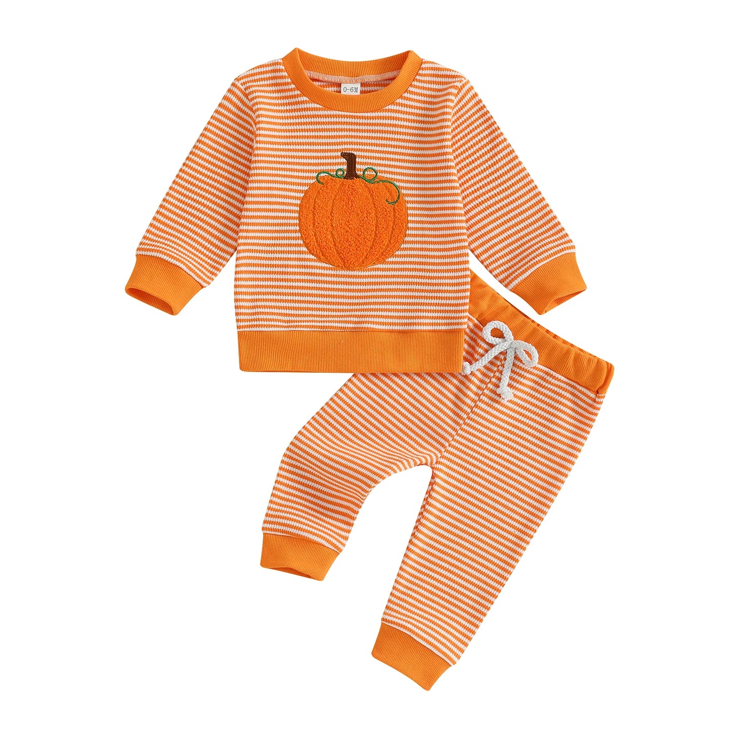 Boys Girls 2-piece Halloween Costume Short Sleeve Round Neck Printed Ghost T-shirt with Black Leggings Trick or Treat Outfit